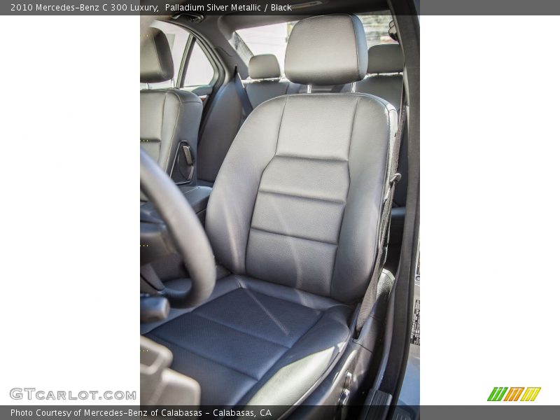 Palladium Silver Metallic / Black 2010 Mercedes-Benz C 300 Luxury