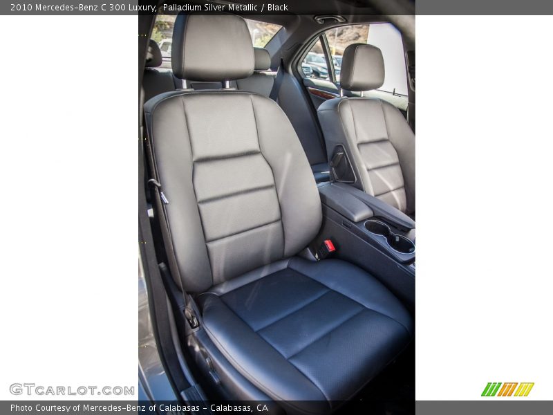 Palladium Silver Metallic / Black 2010 Mercedes-Benz C 300 Luxury