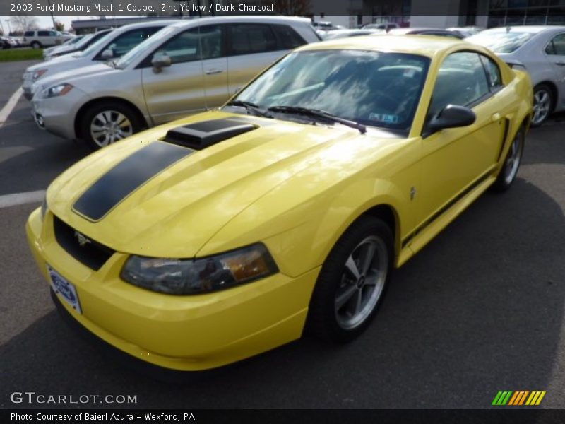 Front 3/4 View of 2003 Mustang Mach 1 Coupe