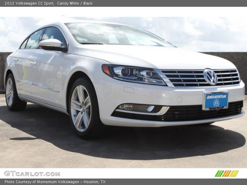 Candy White / Black 2013 Volkswagen CC Sport