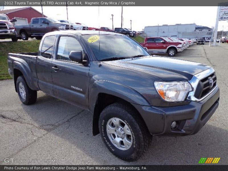 Magnetic Gray Mica / Graphite 2012 Toyota Tacoma V6 TRD Access Cab 4x4