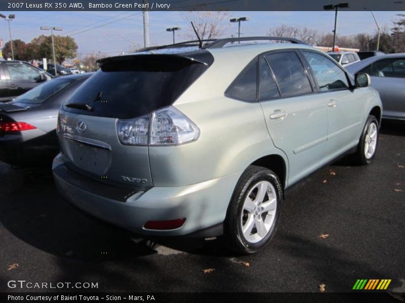 Bamboo Green Pearl / Ivory 2007 Lexus RX 350 AWD