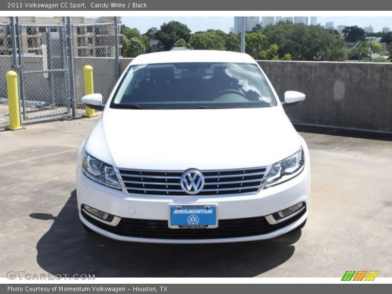 Candy White / Black 2013 Volkswagen CC Sport