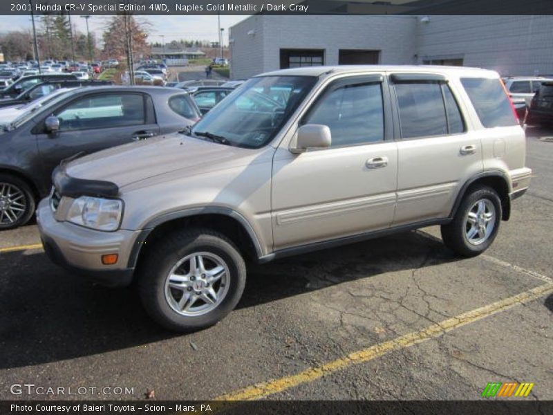 Naples Gold Metallic / Dark Gray 2001 Honda CR-V Special Edition 4WD