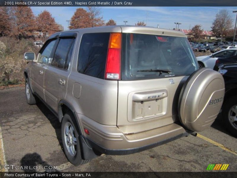 Naples Gold Metallic / Dark Gray 2001 Honda CR-V Special Edition 4WD