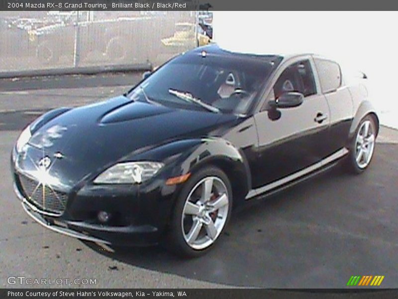 Brilliant Black / Black/Red 2004 Mazda RX-8 Grand Touring