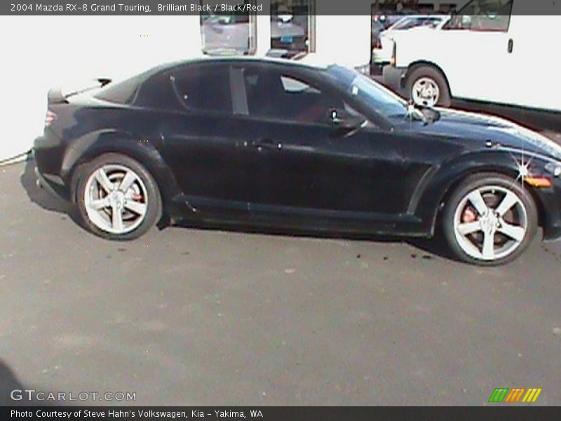 Brilliant Black / Black/Red 2004 Mazda RX-8 Grand Touring
