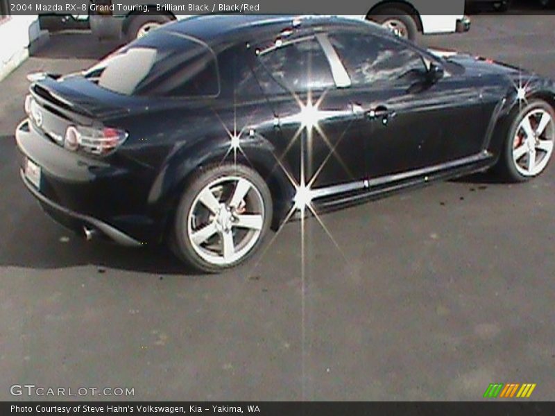 Brilliant Black / Black/Red 2004 Mazda RX-8 Grand Touring
