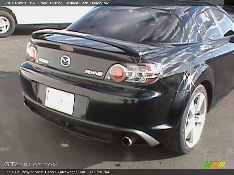 Brilliant Black / Black/Red 2004 Mazda RX-8 Grand Touring