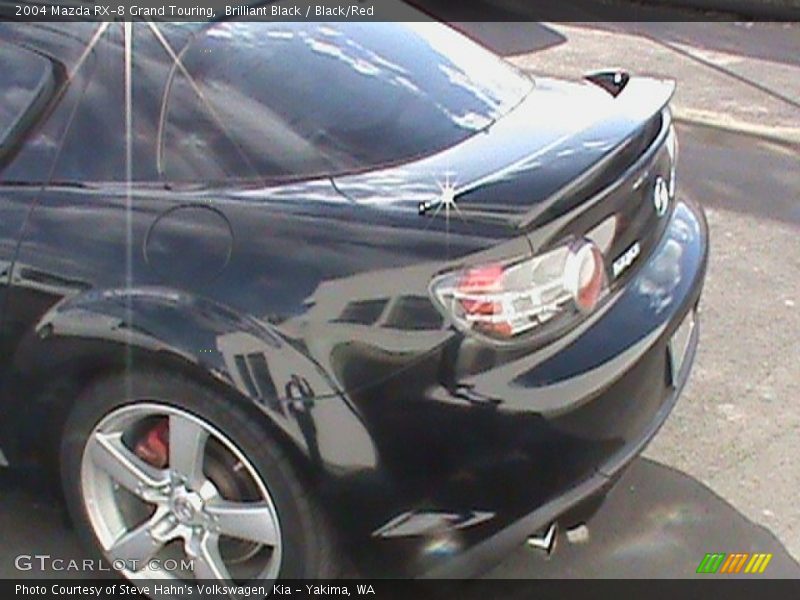 Brilliant Black / Black/Red 2004 Mazda RX-8 Grand Touring