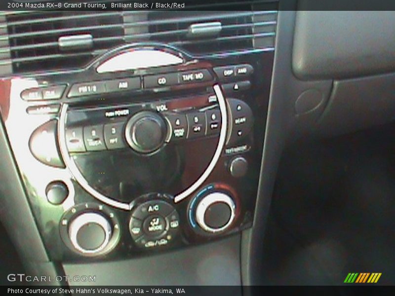 Brilliant Black / Black/Red 2004 Mazda RX-8 Grand Touring