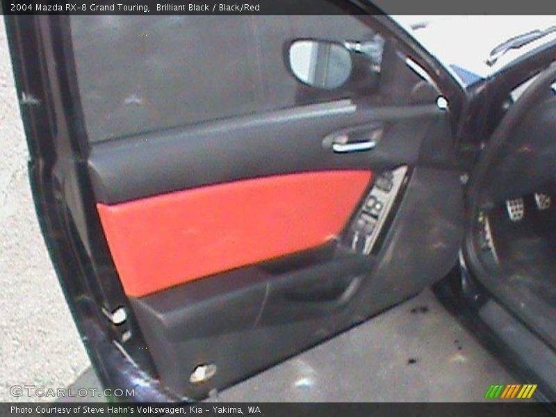 Brilliant Black / Black/Red 2004 Mazda RX-8 Grand Touring