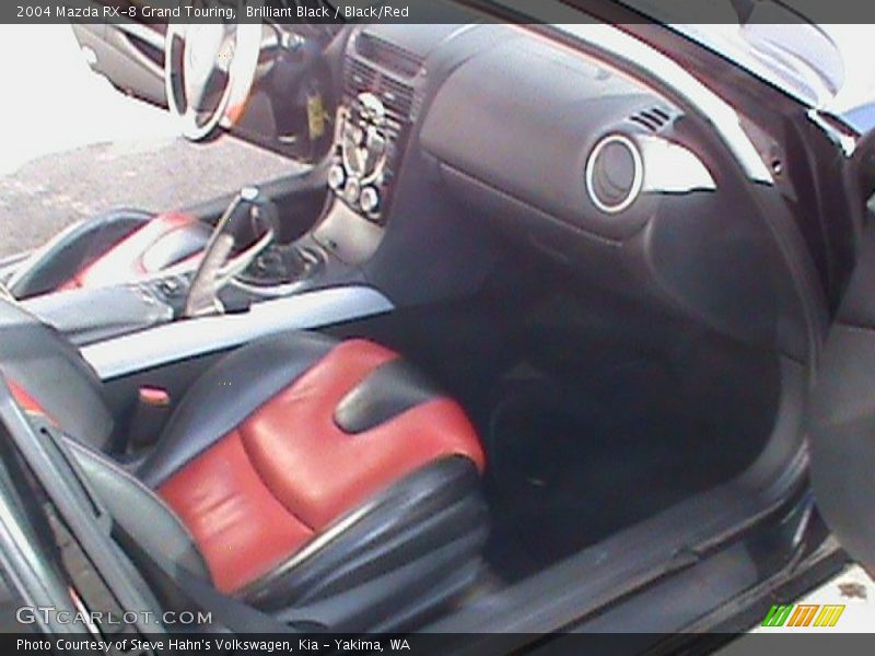 Brilliant Black / Black/Red 2004 Mazda RX-8 Grand Touring