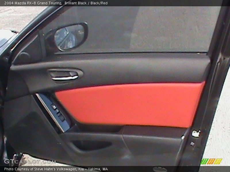 Brilliant Black / Black/Red 2004 Mazda RX-8 Grand Touring