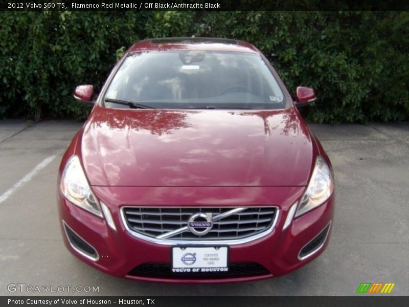 Flamenco Red Metallic / Off Black/Anthracite Black 2012 Volvo S60 T5