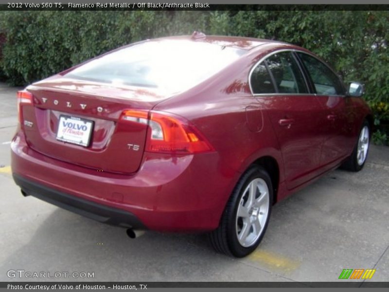 Flamenco Red Metallic / Off Black/Anthracite Black 2012 Volvo S60 T5