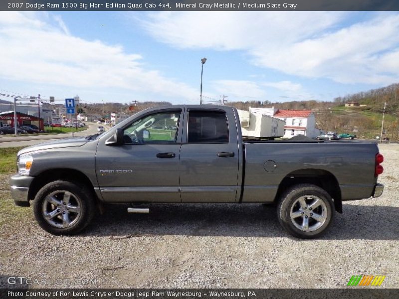 Mineral Gray Metallic / Medium Slate Gray 2007 Dodge Ram 1500 Big Horn Edition Quad Cab 4x4