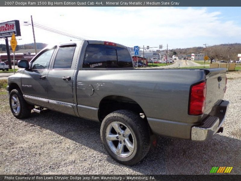 Mineral Gray Metallic / Medium Slate Gray 2007 Dodge Ram 1500 Big Horn Edition Quad Cab 4x4