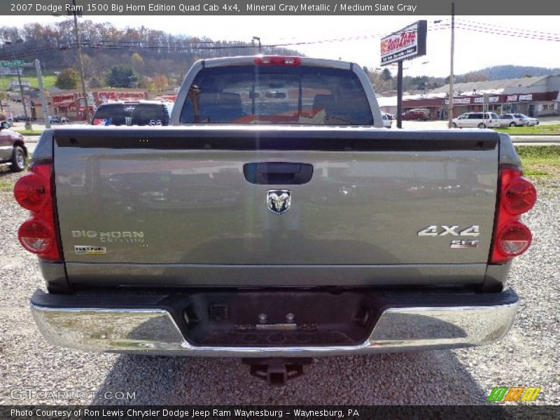 Mineral Gray Metallic / Medium Slate Gray 2007 Dodge Ram 1500 Big Horn Edition Quad Cab 4x4