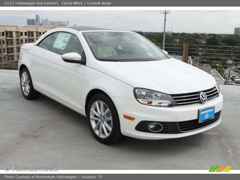 Candy White / Cornsilk Beige 2013 Volkswagen Eos Komfort