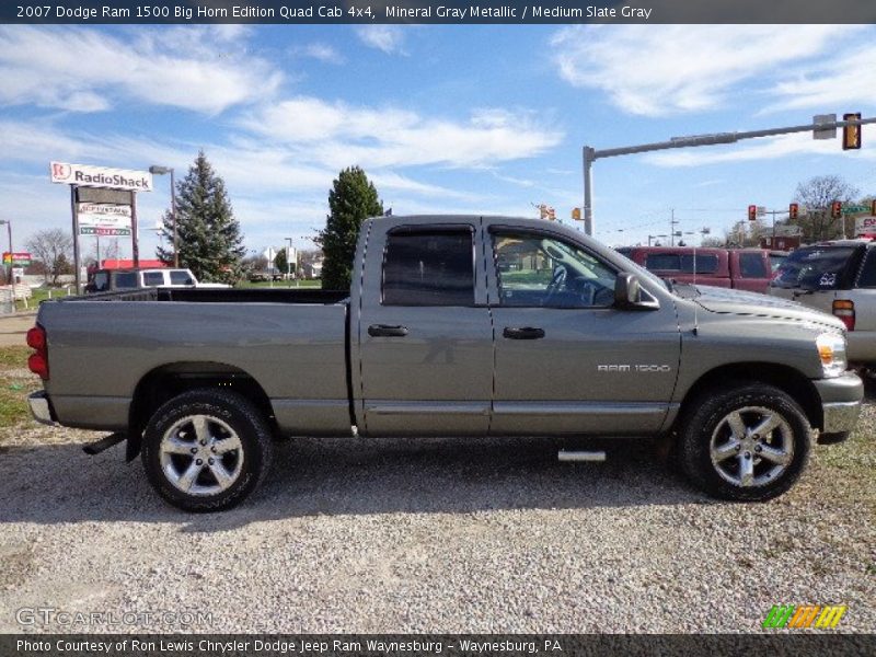 Mineral Gray Metallic / Medium Slate Gray 2007 Dodge Ram 1500 Big Horn Edition Quad Cab 4x4