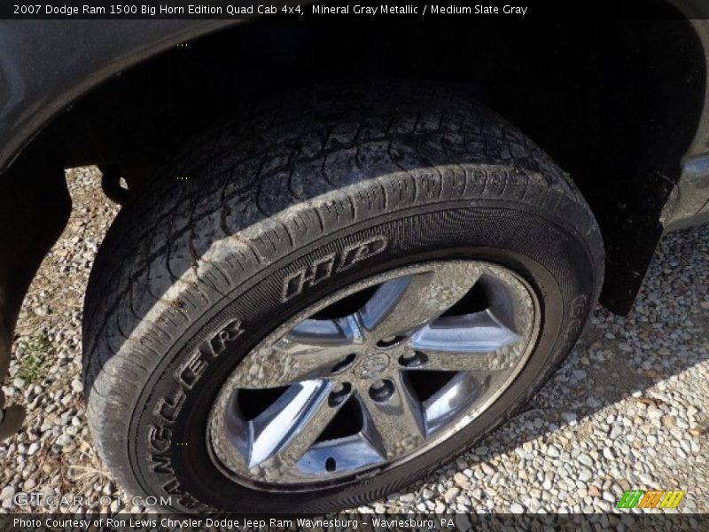 Mineral Gray Metallic / Medium Slate Gray 2007 Dodge Ram 1500 Big Horn Edition Quad Cab 4x4