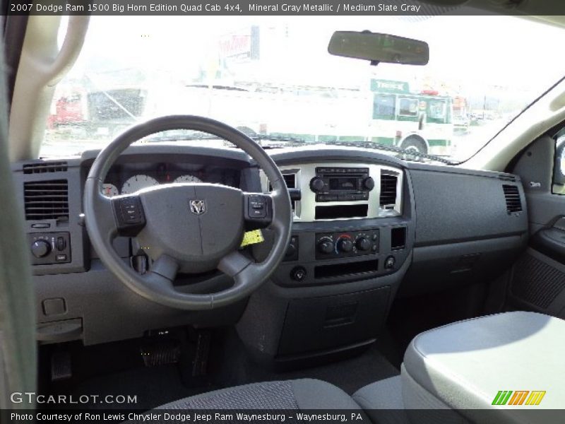 Mineral Gray Metallic / Medium Slate Gray 2007 Dodge Ram 1500 Big Horn Edition Quad Cab 4x4