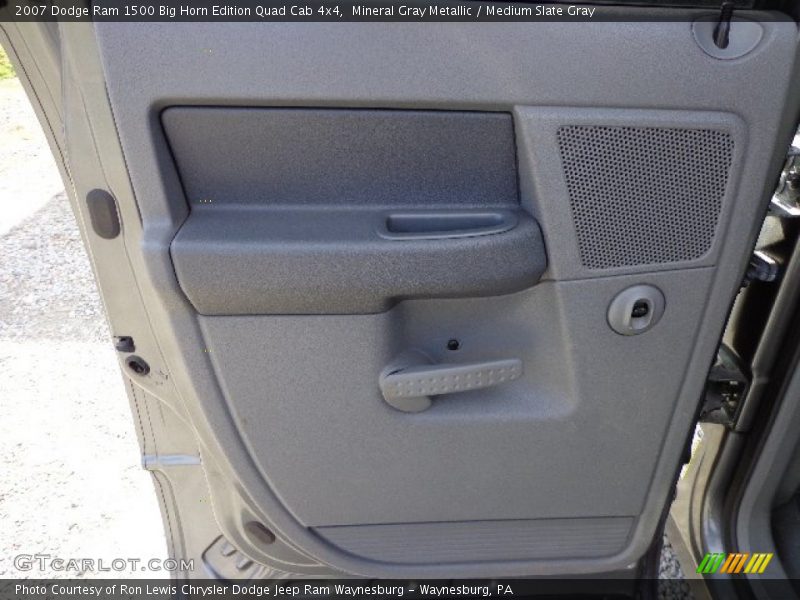 Mineral Gray Metallic / Medium Slate Gray 2007 Dodge Ram 1500 Big Horn Edition Quad Cab 4x4