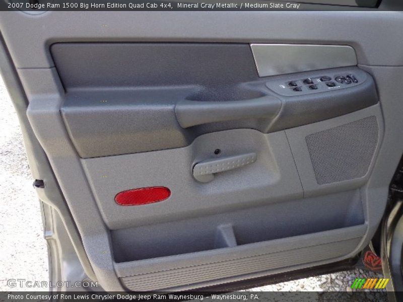 Mineral Gray Metallic / Medium Slate Gray 2007 Dodge Ram 1500 Big Horn Edition Quad Cab 4x4