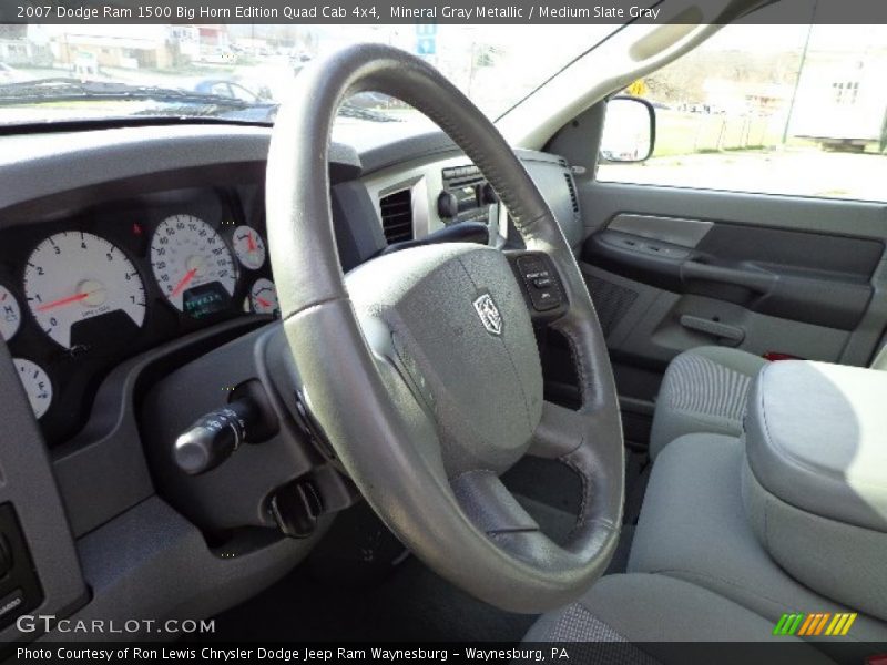 Mineral Gray Metallic / Medium Slate Gray 2007 Dodge Ram 1500 Big Horn Edition Quad Cab 4x4