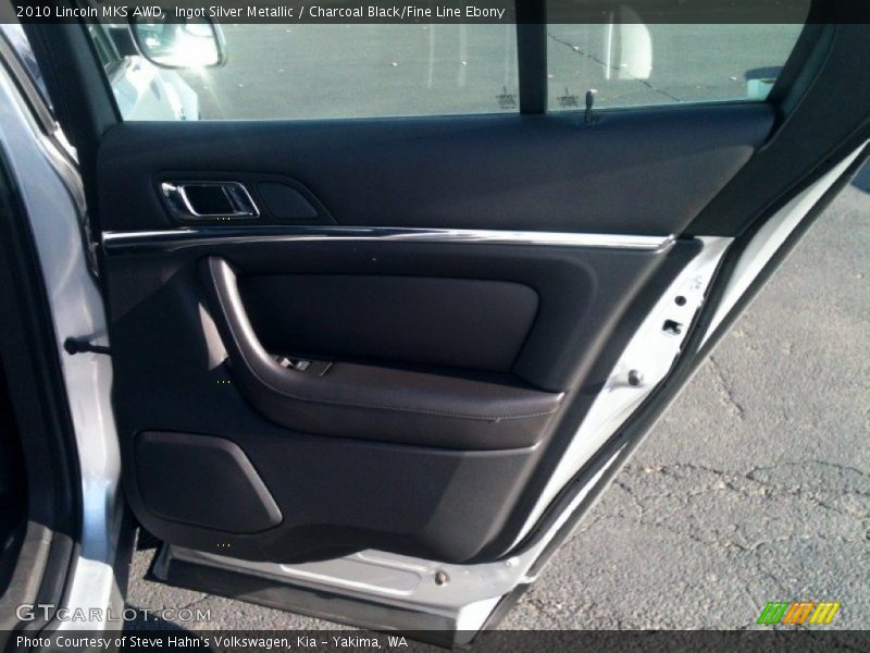 Ingot Silver Metallic / Charcoal Black/Fine Line Ebony 2010 Lincoln MKS AWD