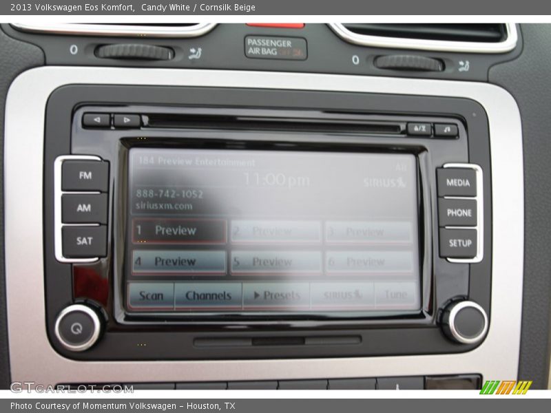 Controls of 2013 Eos Komfort
