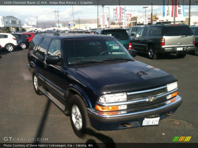 Indigo Blue Metallic / Graphite 1999 Chevrolet Blazer LS 4x4