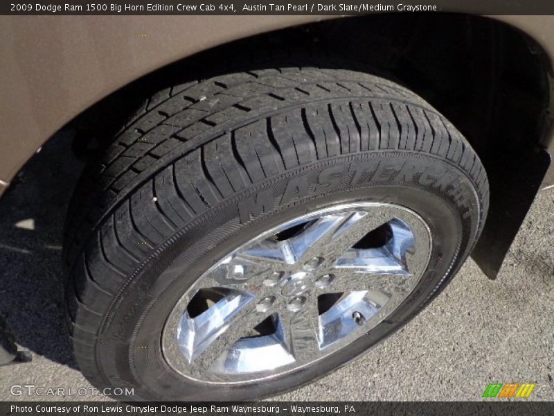 Austin Tan Pearl / Dark Slate/Medium Graystone 2009 Dodge Ram 1500 Big Horn Edition Crew Cab 4x4