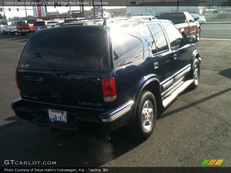Indigo Blue Metallic / Graphite 1999 Chevrolet Blazer LS 4x4