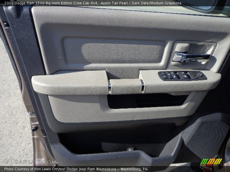 Austin Tan Pearl / Dark Slate/Medium Graystone 2009 Dodge Ram 1500 Big Horn Edition Crew Cab 4x4
