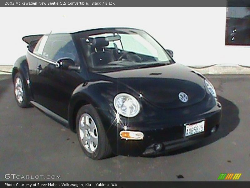 Black / Black 2003 Volkswagen New Beetle GLS Convertible