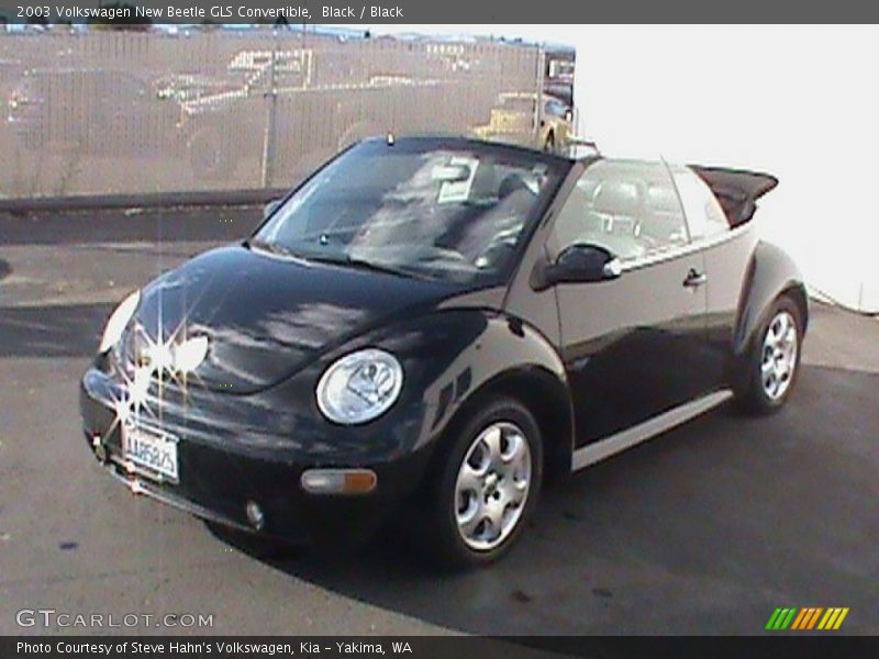 Black / Black 2003 Volkswagen New Beetle GLS Convertible