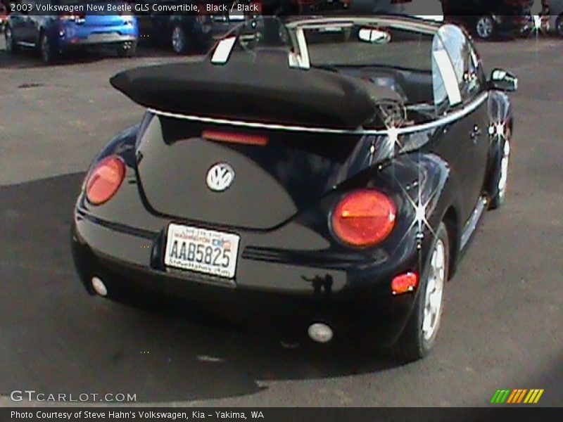 Black / Black 2003 Volkswagen New Beetle GLS Convertible