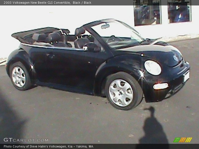 Black / Black 2003 Volkswagen New Beetle GLS Convertible