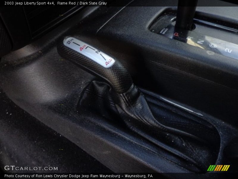 Flame Red / Dark Slate Gray 2003 Jeep Liberty Sport 4x4