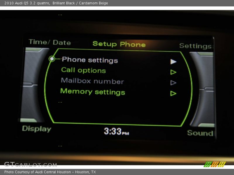 Brilliant Black / Cardamom Beige 2010 Audi Q5 3.2 quattro