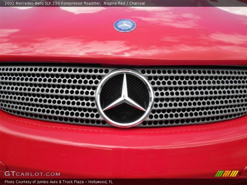 Magma Red / Charcoal 2002 Mercedes-Benz SLK 230 Kompressor Roadster