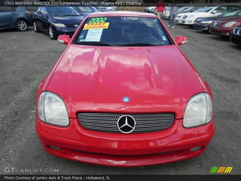 Magma Red / Charcoal 2002 Mercedes-Benz SLK 230 Kompressor Roadster