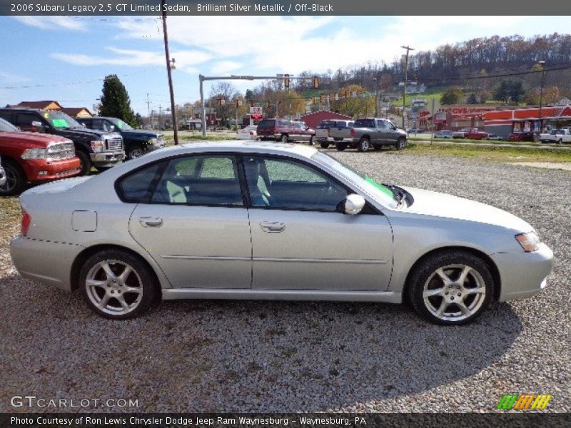 Brilliant Silver Metallic / Off-Black 2006 Subaru Legacy 2.5 GT Limited Sedan