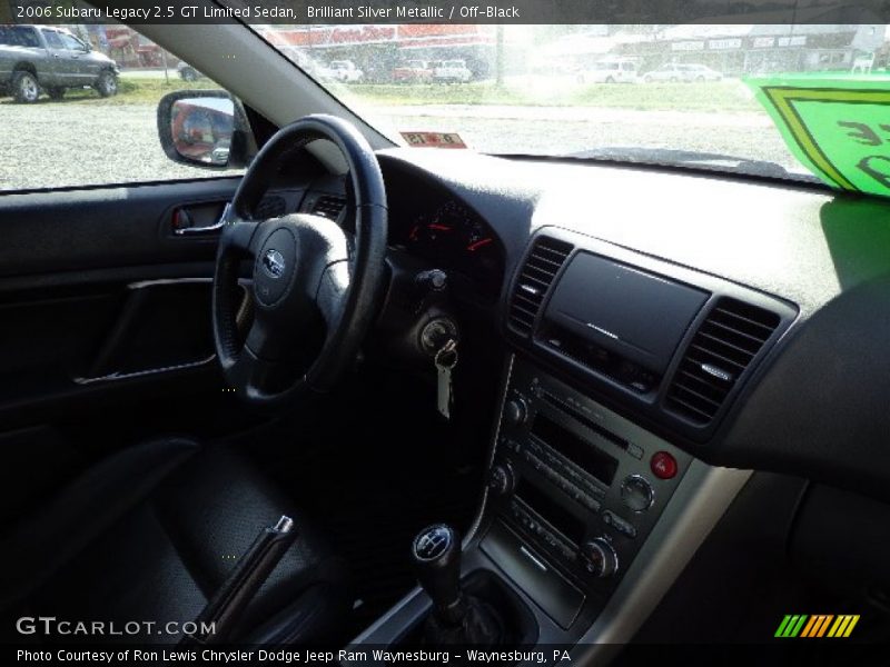 Brilliant Silver Metallic / Off-Black 2006 Subaru Legacy 2.5 GT Limited Sedan