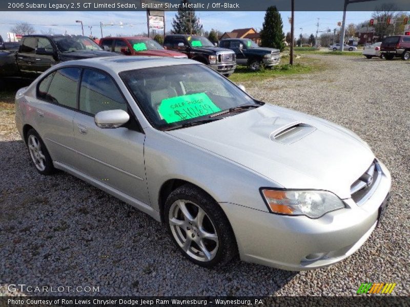 Brilliant Silver Metallic / Off-Black 2006 Subaru Legacy 2.5 GT Limited Sedan