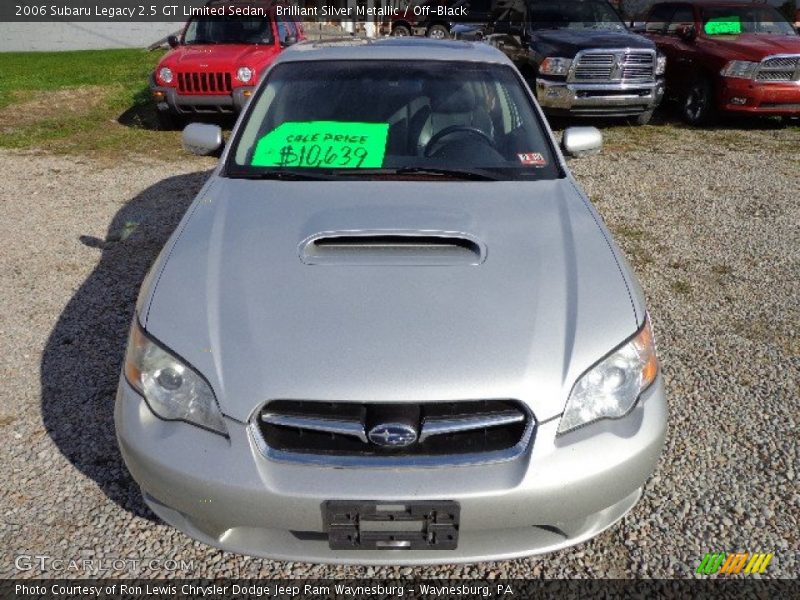 Brilliant Silver Metallic / Off-Black 2006 Subaru Legacy 2.5 GT Limited Sedan