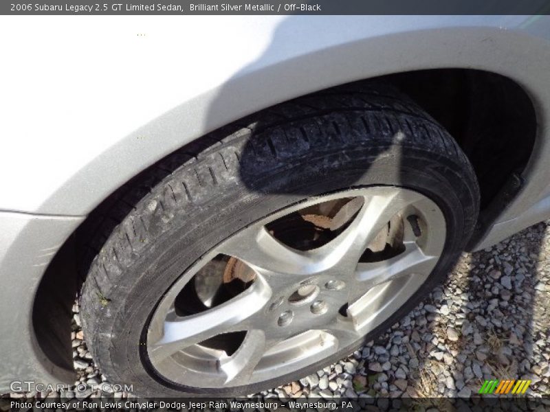 Brilliant Silver Metallic / Off-Black 2006 Subaru Legacy 2.5 GT Limited Sedan