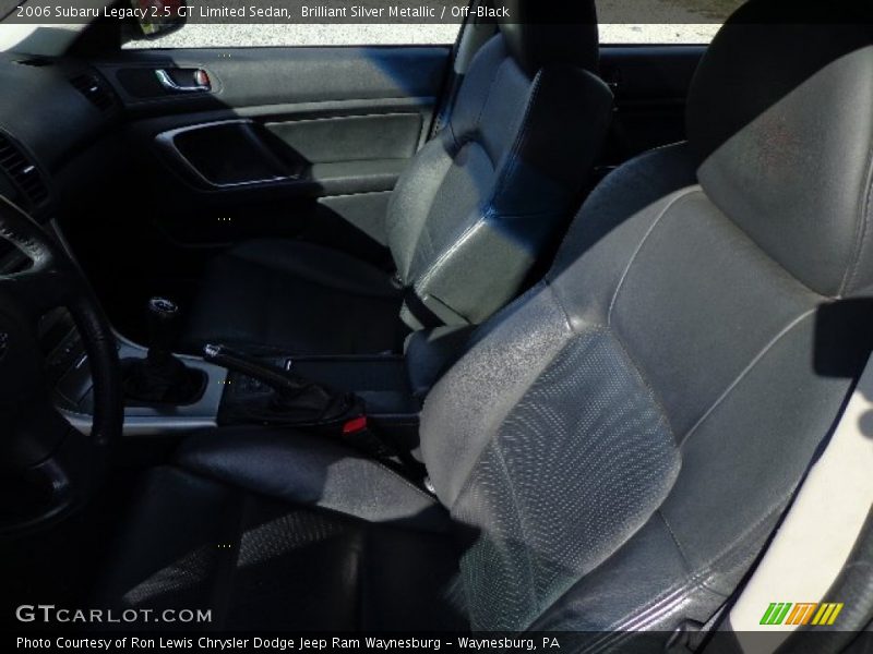 Brilliant Silver Metallic / Off-Black 2006 Subaru Legacy 2.5 GT Limited Sedan